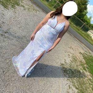 White prom dress!